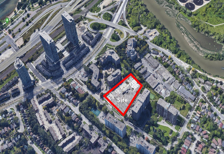 Aerial Overview of the Proposed Future Site at 34 Southport Condos