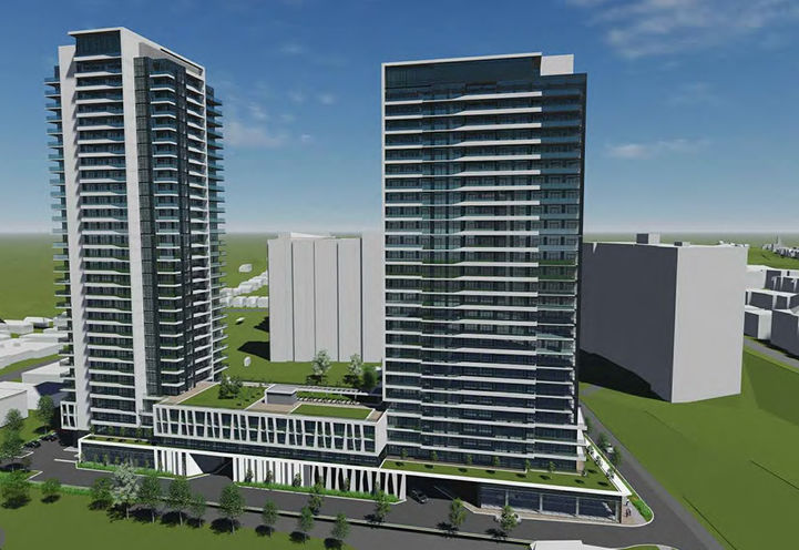 Looking in the North Direction to 34 Southport Condos