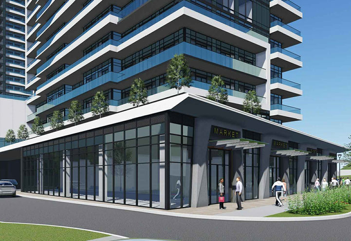 Podium Design by Richmond Architect for 34 Southport Condos