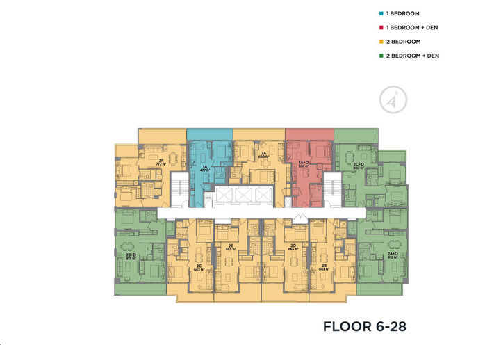 Southport In Swansea Typical Tower Floor Keyplate
