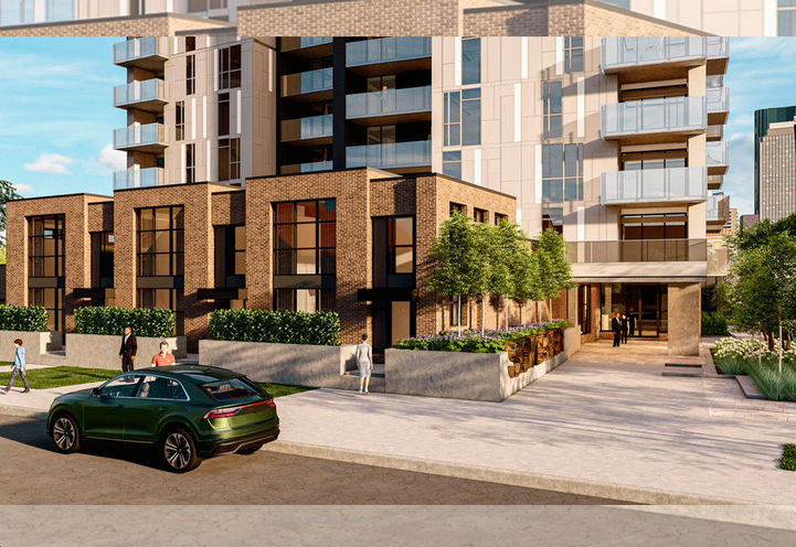 Sovereign Condos - Exterior View of Building From Street