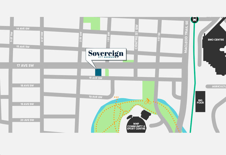 Sovereign Condos - Site Map