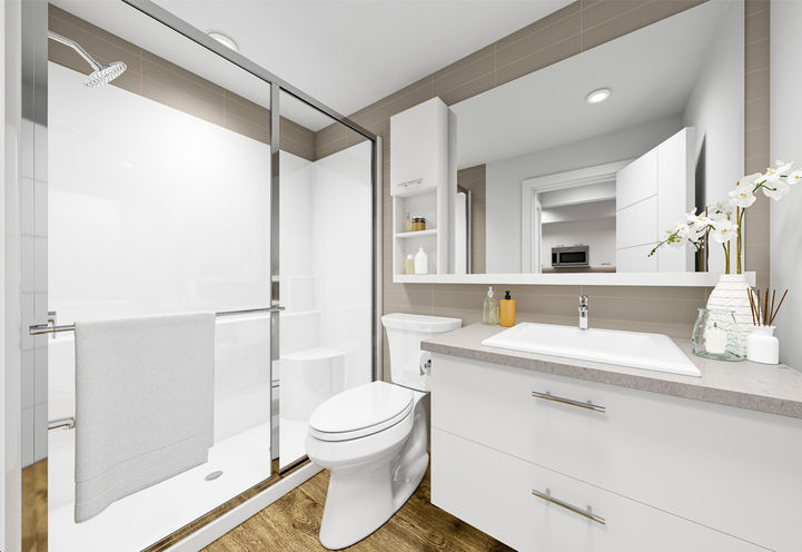 Sovereign Condos - Suite Bathroom