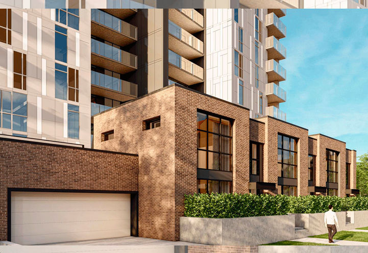 Sovereign Condos - View of Parking Exterior