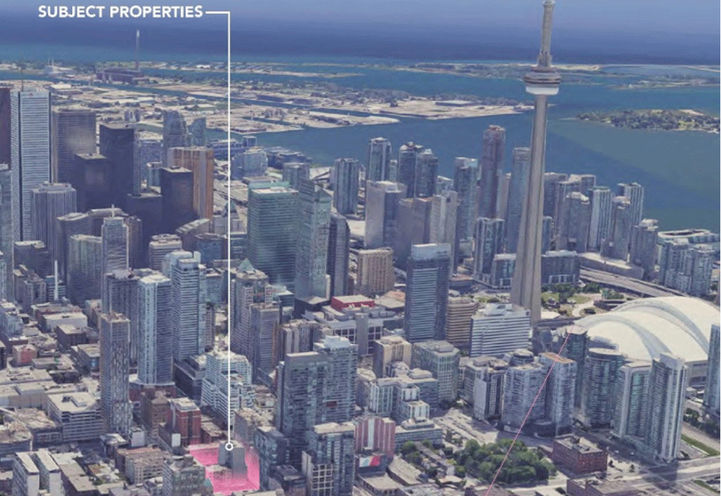 Future Location of Spadina Adelaide Square Condos