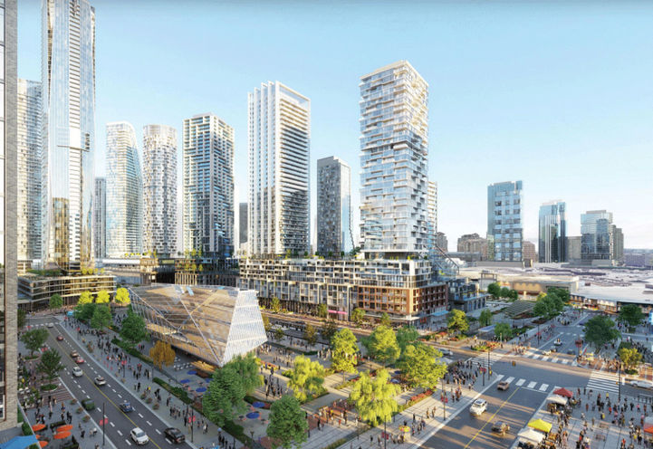 Panoramic View of Square One District Condos 2 Community and Towers