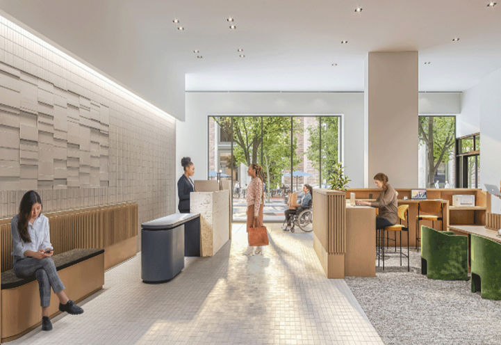 Square One District Condos Lobby with Seating Areas