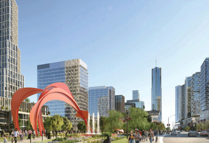 Street Level Community Space and Square One District Condos