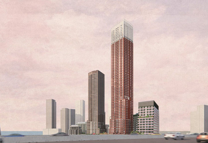 Station Square and Park Lawn Gardens Condos Early Design of Towers