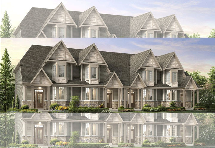 Street Level View of Storybrook Towns Exteriors