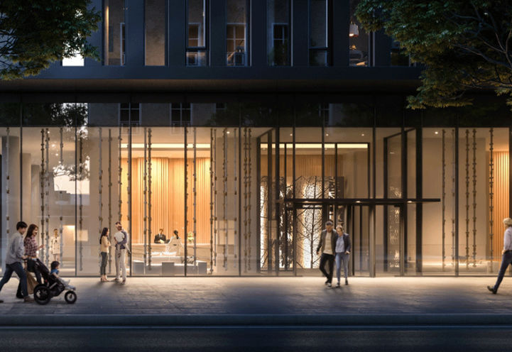 Residential Lobby at Sugar Wharf Condos