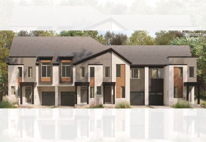 Summer Valley Homes Exterior View of Townhome Units