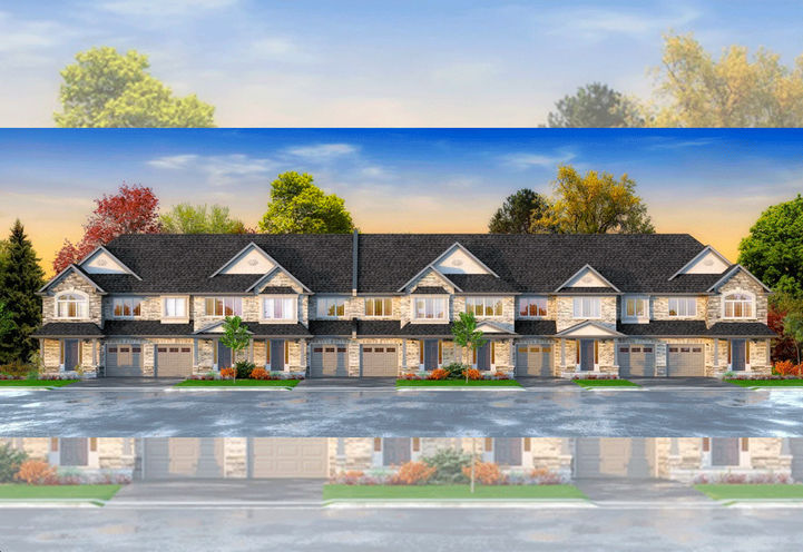 Summit Park Towns Exterior View of Ville Townhome