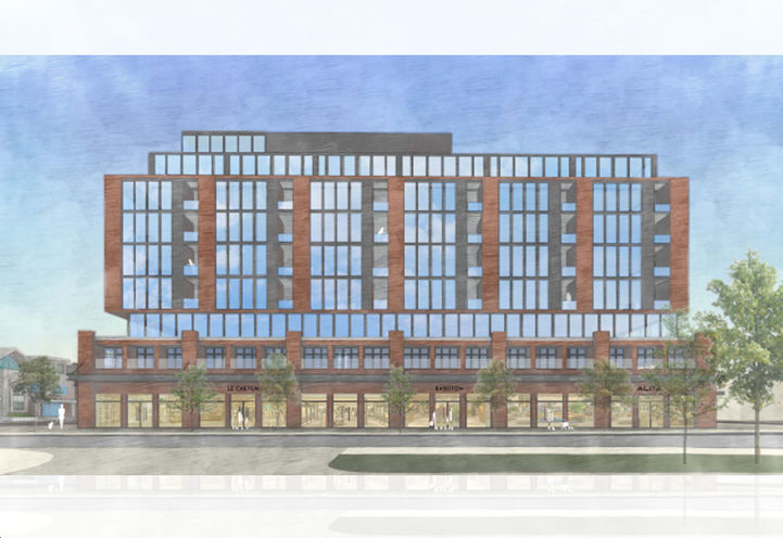 Sunshine Harbour Condos Exterior View of 8 Storey Building