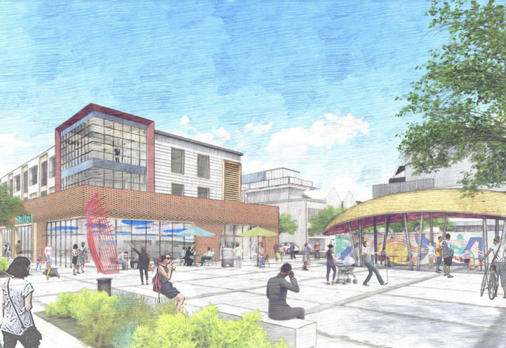 Sunshine Harbour Condos View of Civic Public Square