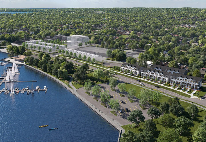 Sunshine Harbour Towns Aerial View of Community