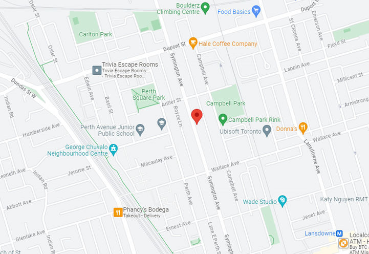 Symington Condos Map View of Project Location