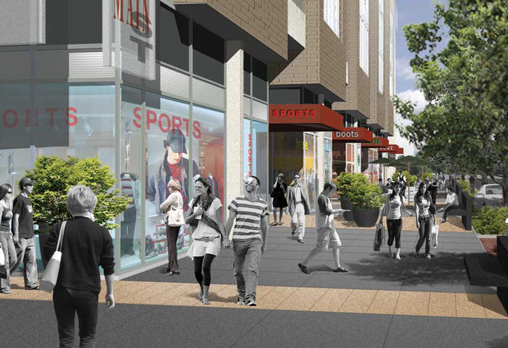 Street View, Tempo Condos at Burnhamthorpe Rd W & Kariya Drive, Mississauga ON