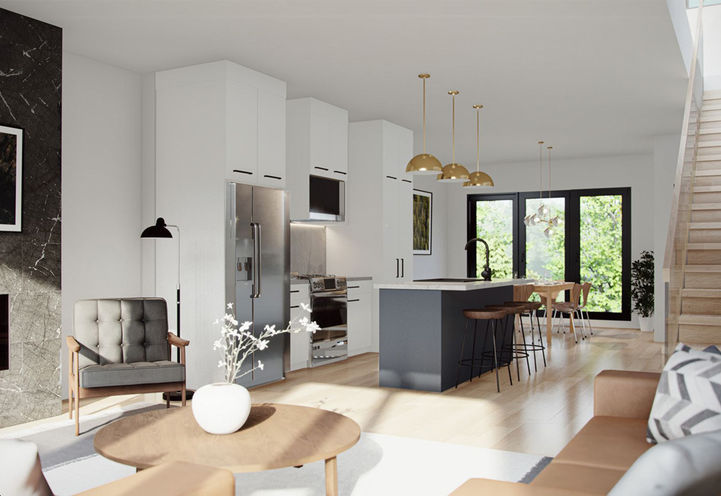 The 11 on Charles Towns Interior View of Lower Level