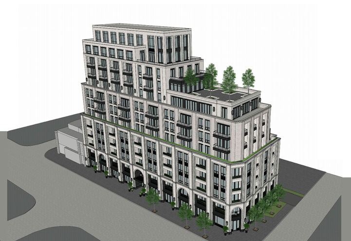Lawrence Park Condos- Building Exterior View Rendering