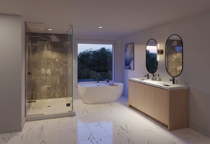 The Attersley Homes Ensuite Bathroom