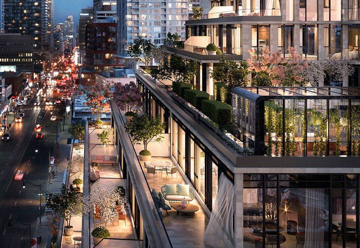 The Capitol Residences Grand Terraces Close Up