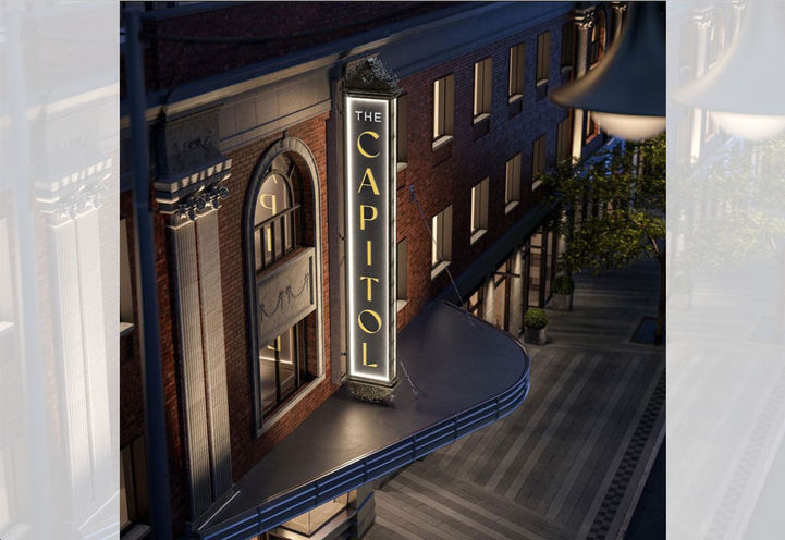 The Capitol Residences Legendary Capitol Theatre Sign