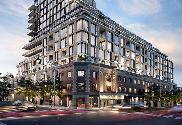 The Capitol Residences Street View of Lower Levels