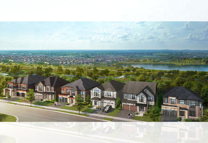 The Castle Mile Homes Aerial View of Community