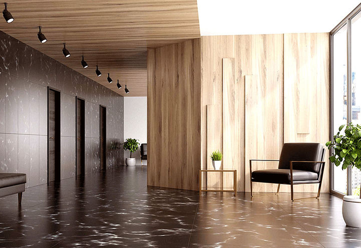 Lobby with Elevators & Seating Areas at The Citadel Condos