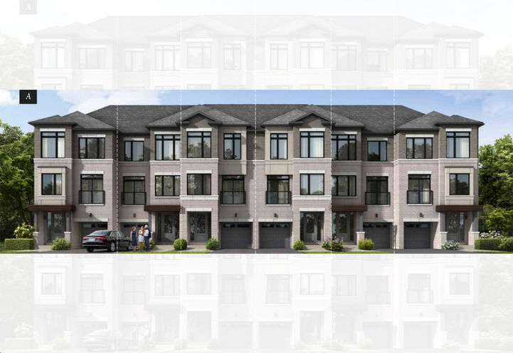 The Collection Towns Exterior View of Elevations