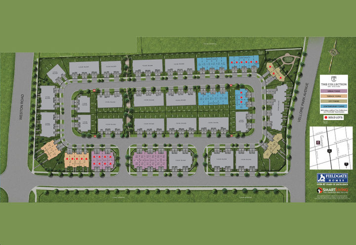 The Collection Towns Site Plan