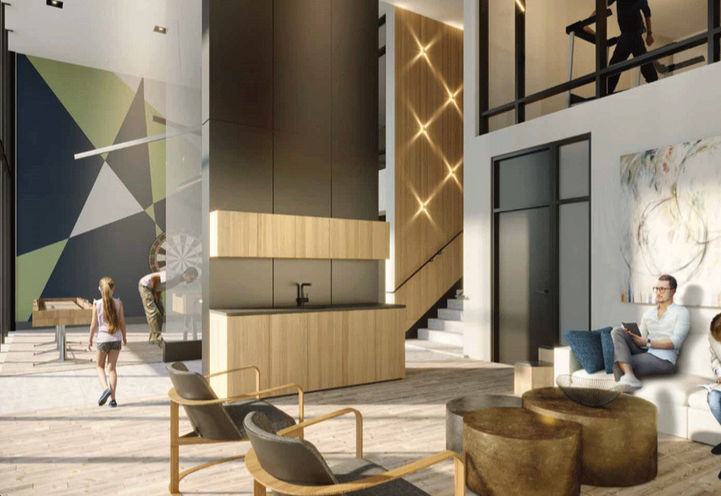 Lounge Space at The Davis Condos