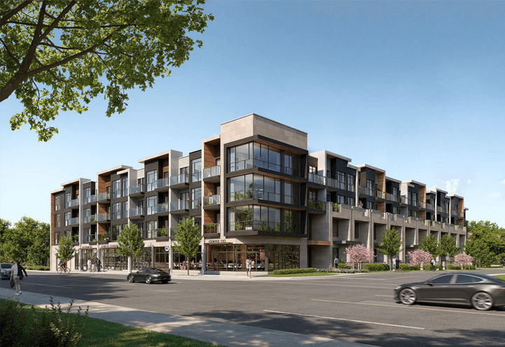 The Deane Condos Hero Shot of Building