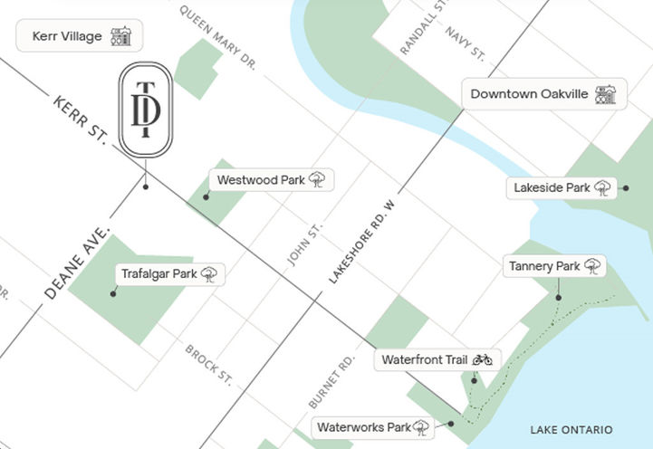 The Deane Condos Map Location