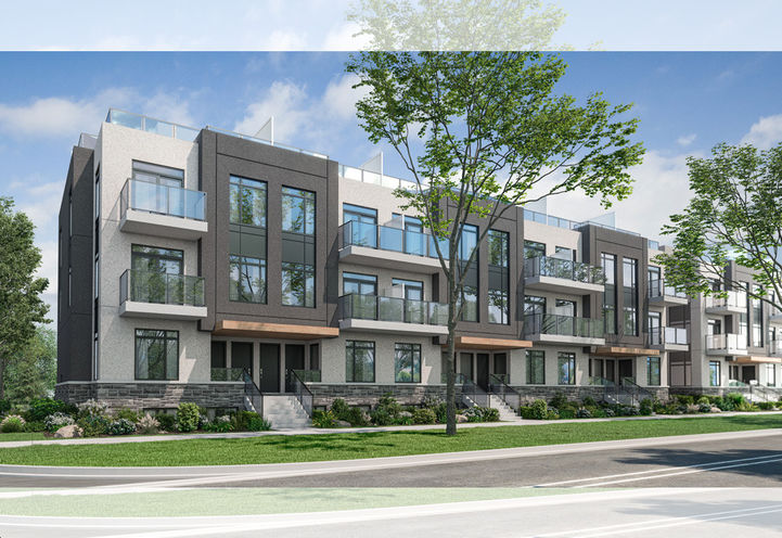 The Gates of Thornhill Towns - Block E Front