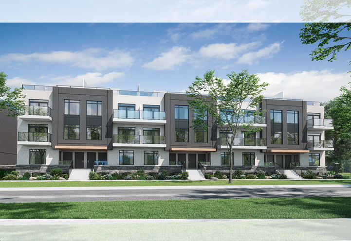 The Gates of Thornhill Towns  - Block F Front