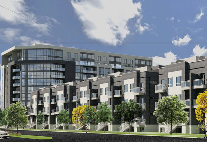 The Gates of Thornhill Towns at Dufferin St and Centre St Early Design