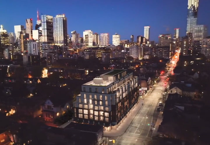 The Georgian Residences Bird's Eye View of Building Side Exteriors
