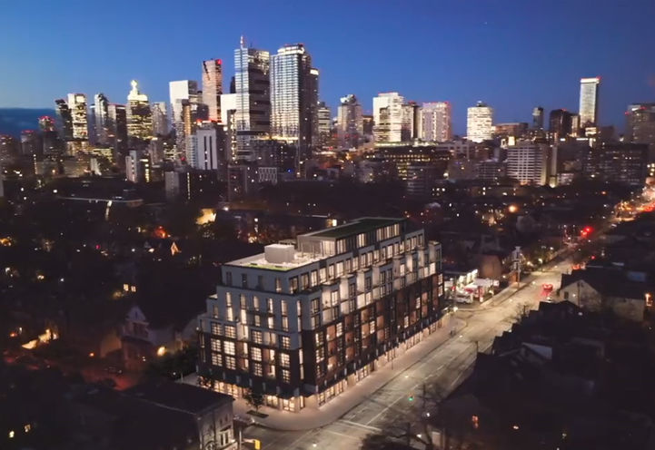 The Georgian Residences Bird's Eye View of Corner Exteriors