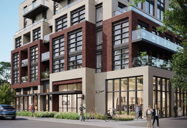 The Georgian Residences Exterior Street Level View of Lower Levels