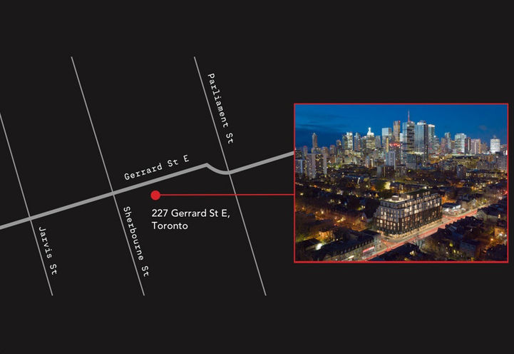 The Georgian Residences Map View of Project Location