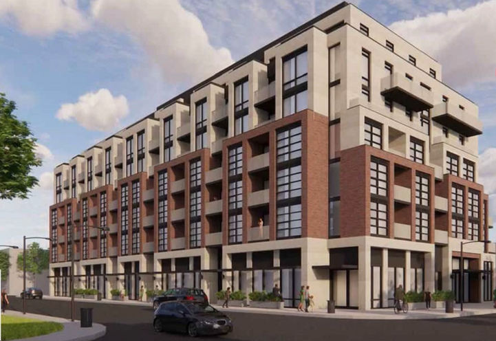 The Georgian Residences  Street Level Exterior Early Rendering