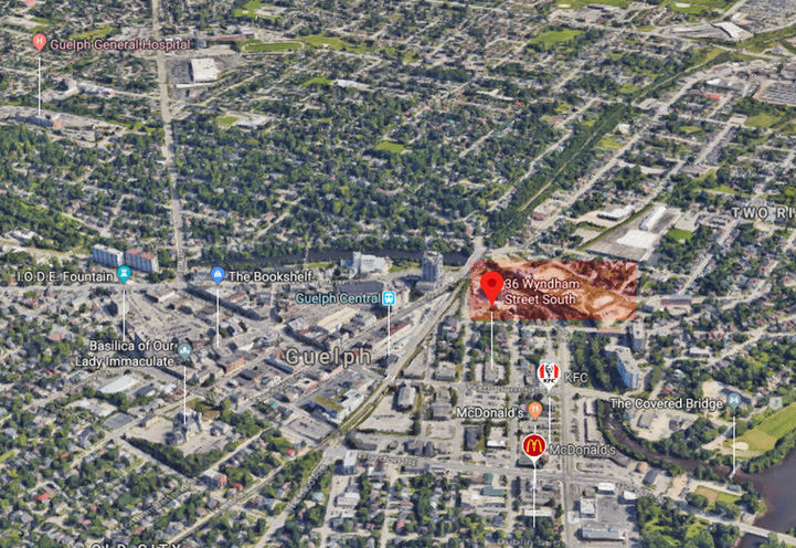 Future Location of The Glade Condos by Fusion Homes