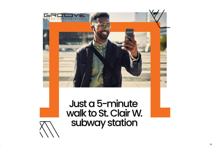 The Groove Condos- Close to St. Clair West Subway  Station
