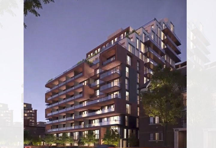 The Groove Condos Exterior Evening View
