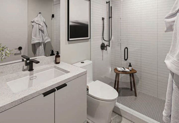 The Groove Condos Suite Bathroom
