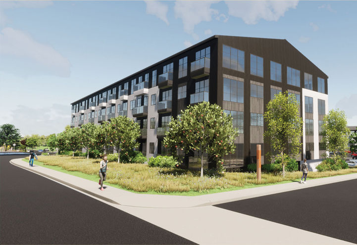 The Grove Condos Calgary Streetscape Exterior View of Building