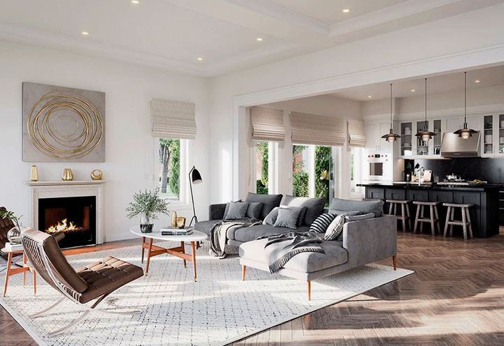 The Heights of Harmony Living Room Interior