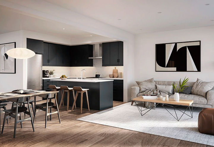 The Heights of Harmony Living Space Interior View